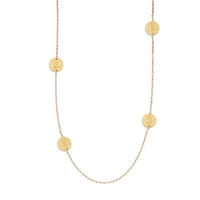 Sandy Personalized Round Disc Necklace