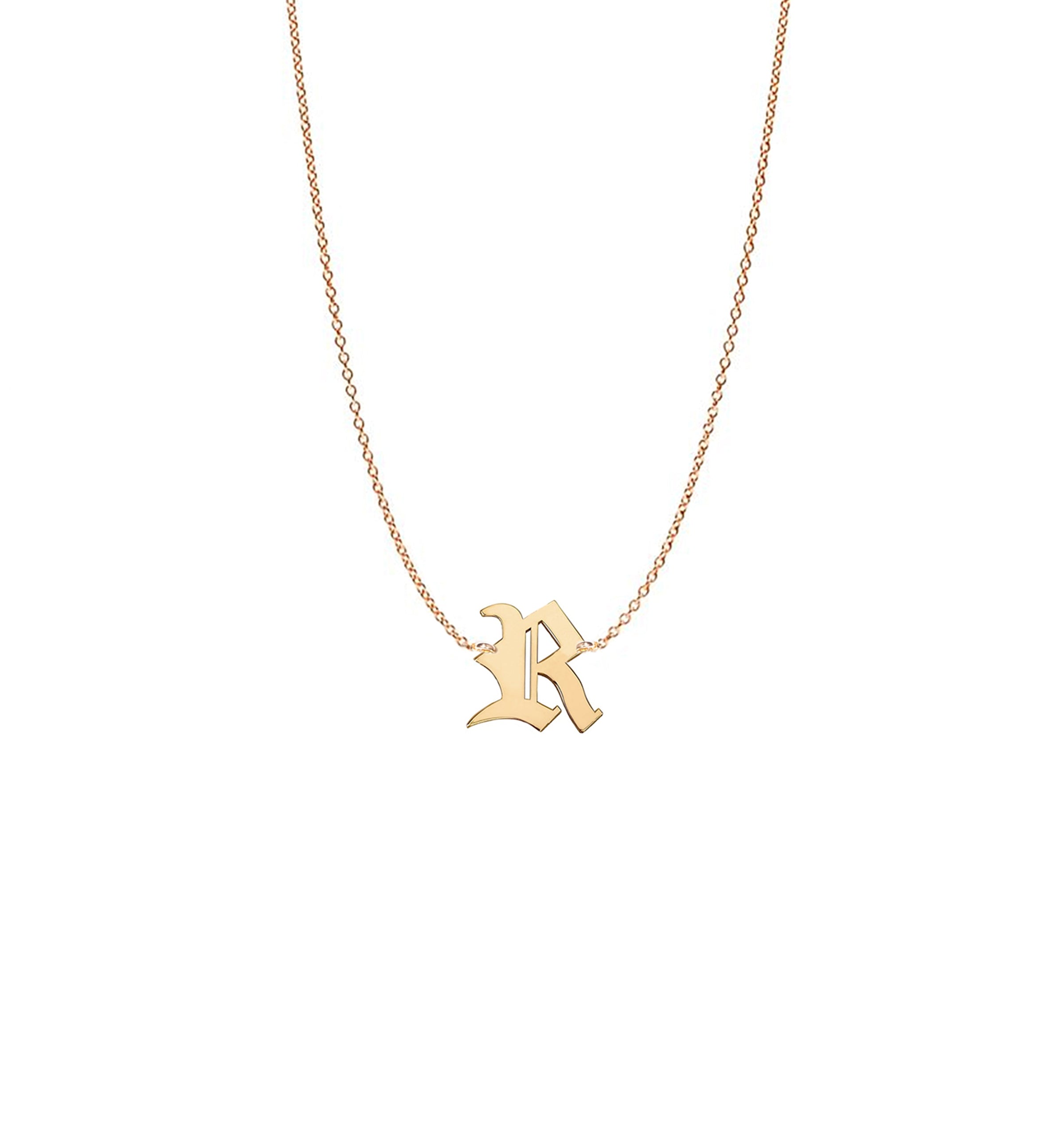 Old London Initial Necklace II