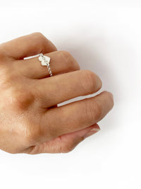 Anna Heart Personalized Chain Ring
