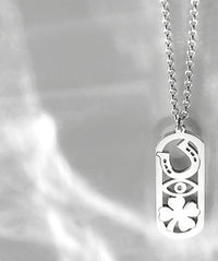 Shaked Diamond Four Leaf Clover Pendant Necklace