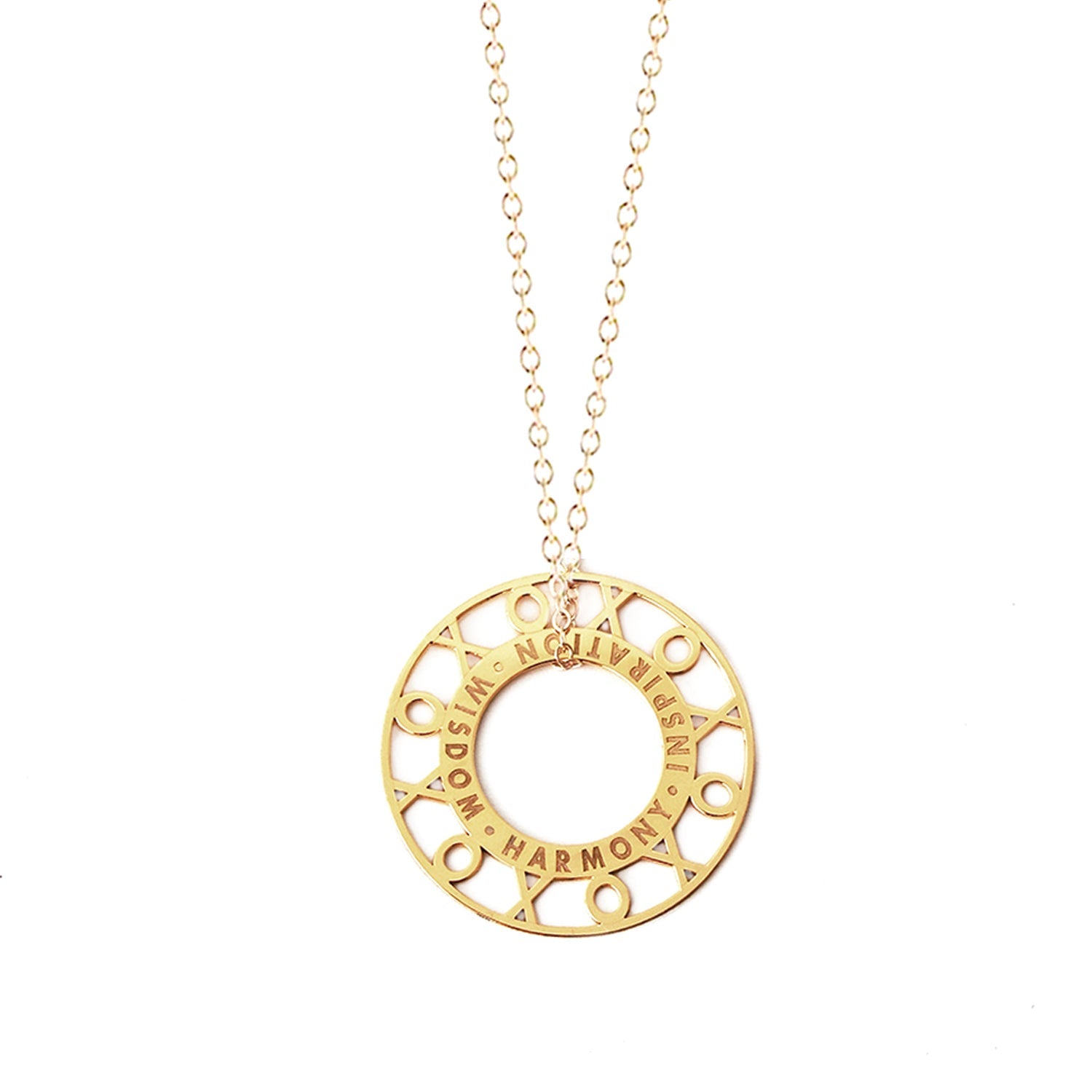 XOXO Personalized Token Necklace