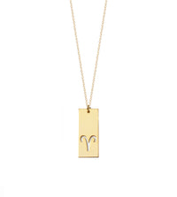 Zodiac Bar Necklace