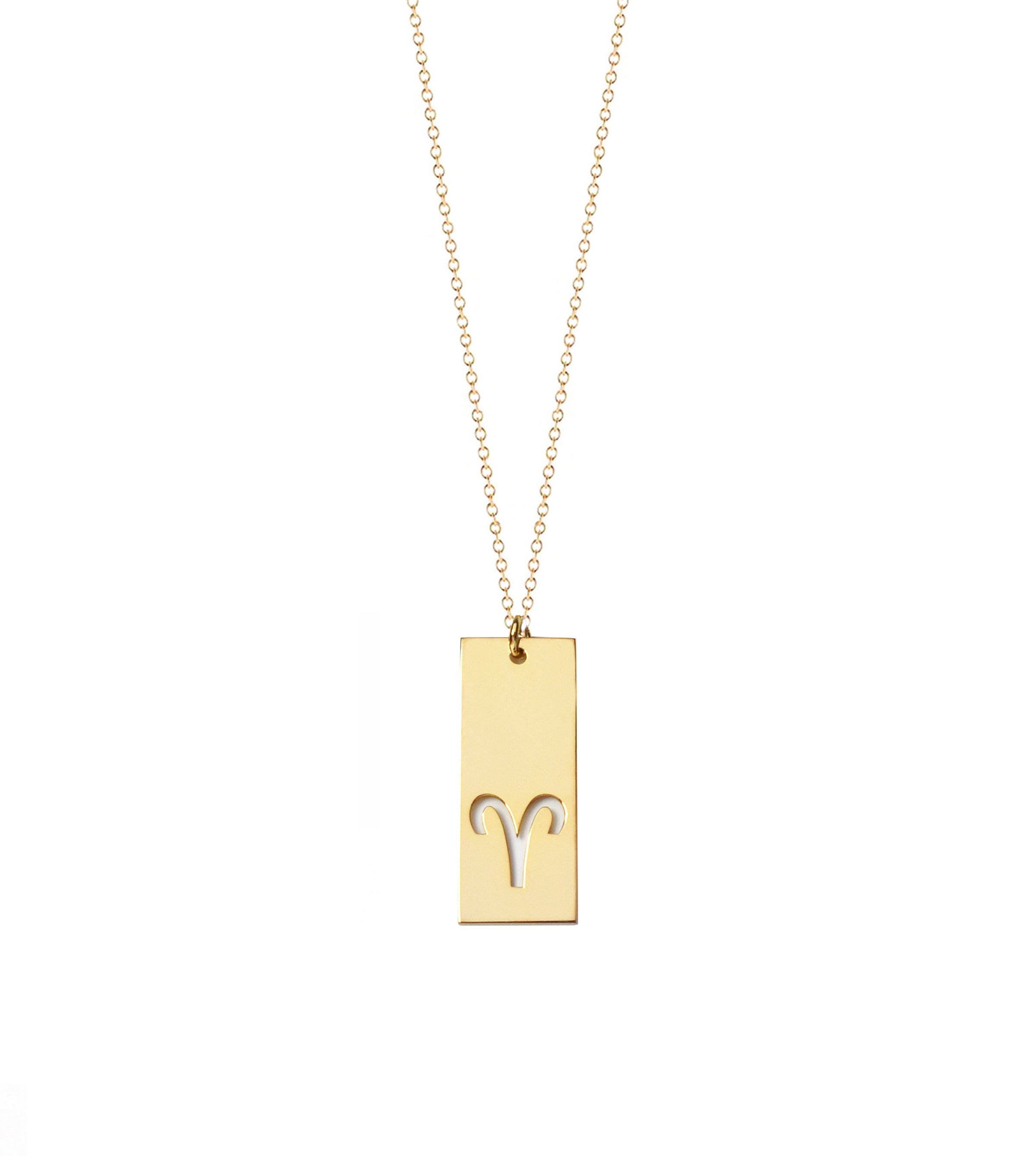 Zodiac Bar Necklace