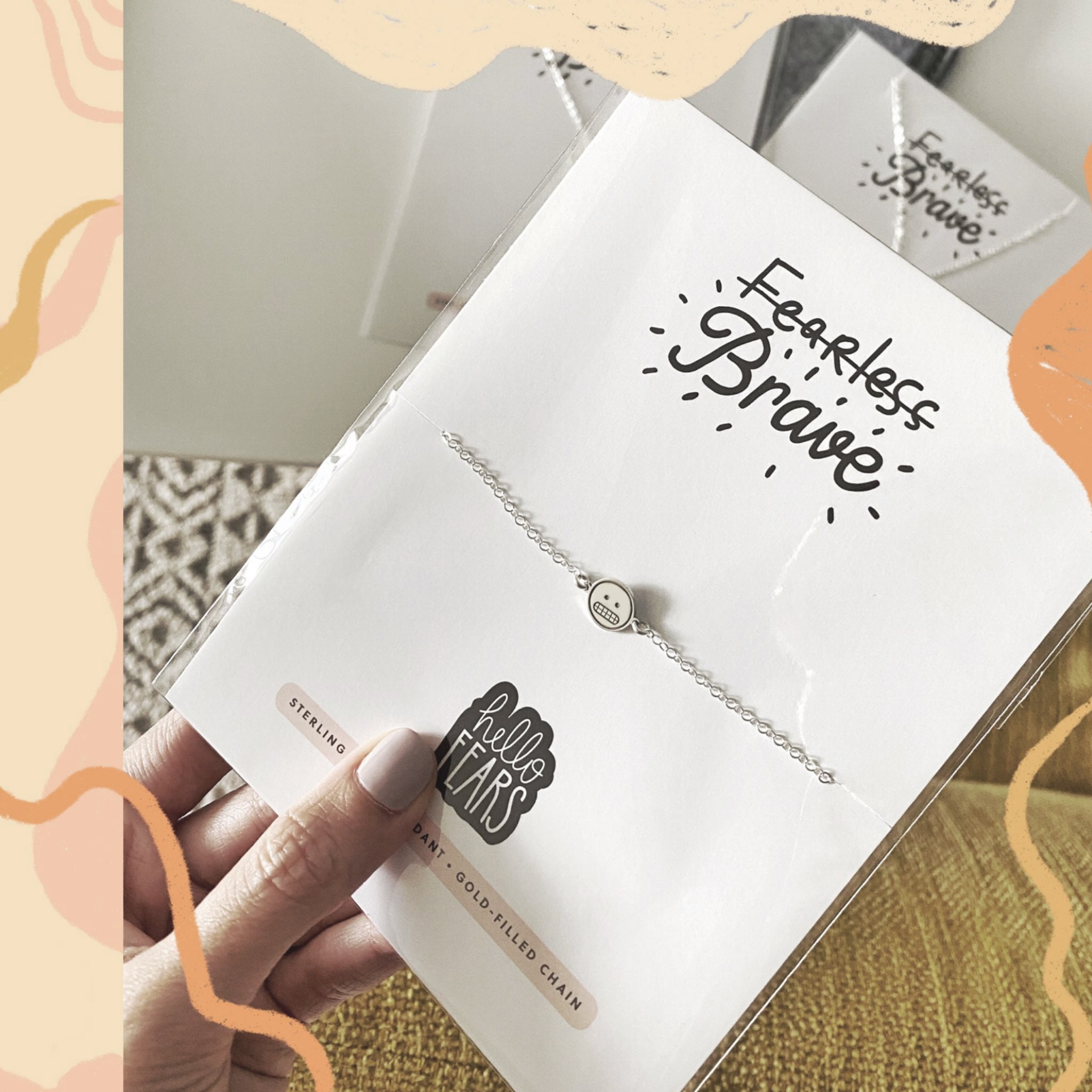 Mini Hello Fears Emoji Necklace