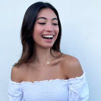 Cross Paperclip Necklace