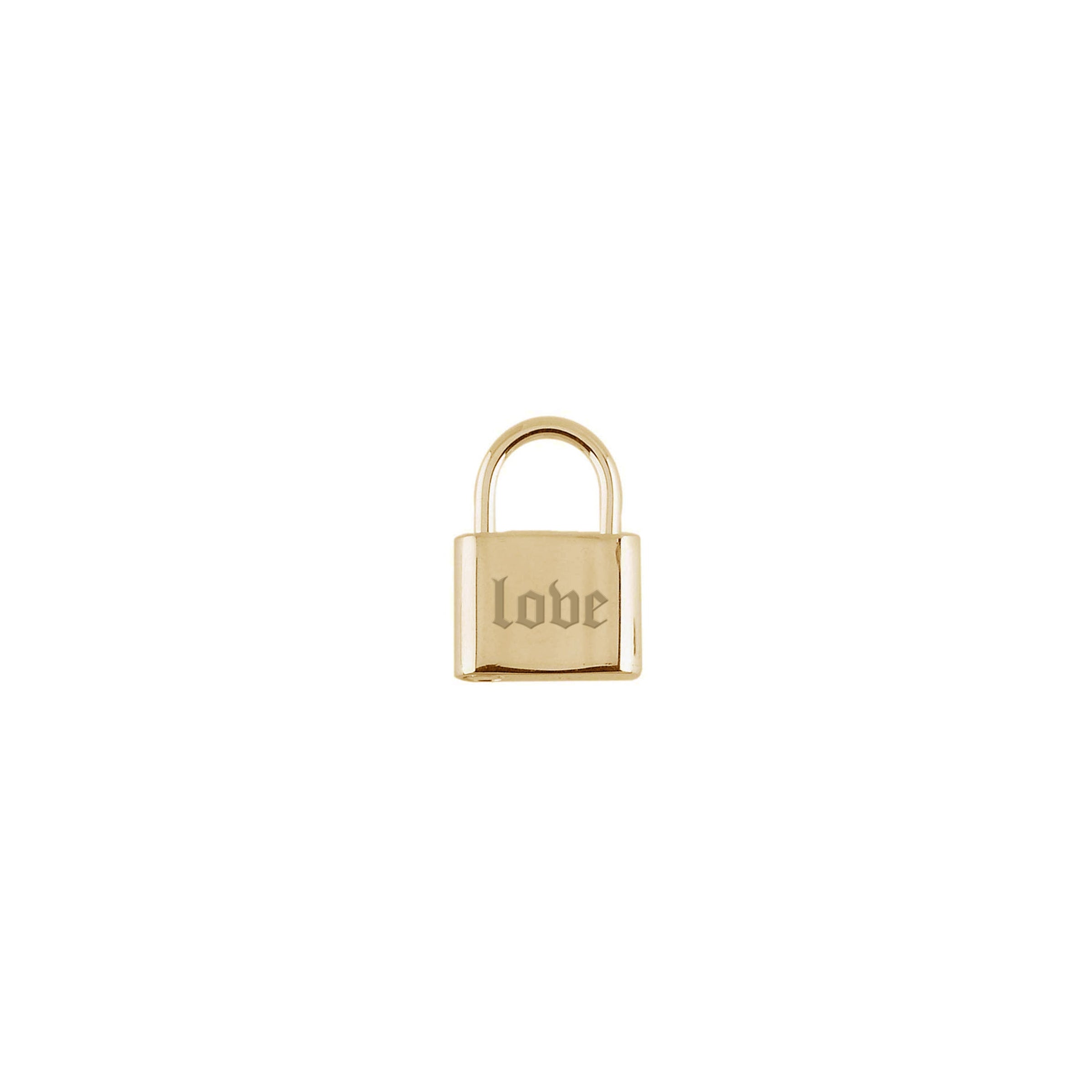 Lock Personalized Charm