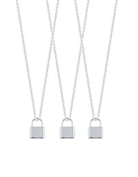 Padlock Charm Necklace