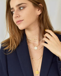 Compass Medallion Necklace