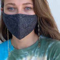 Paperclip Chain Mask and Glasses Holder