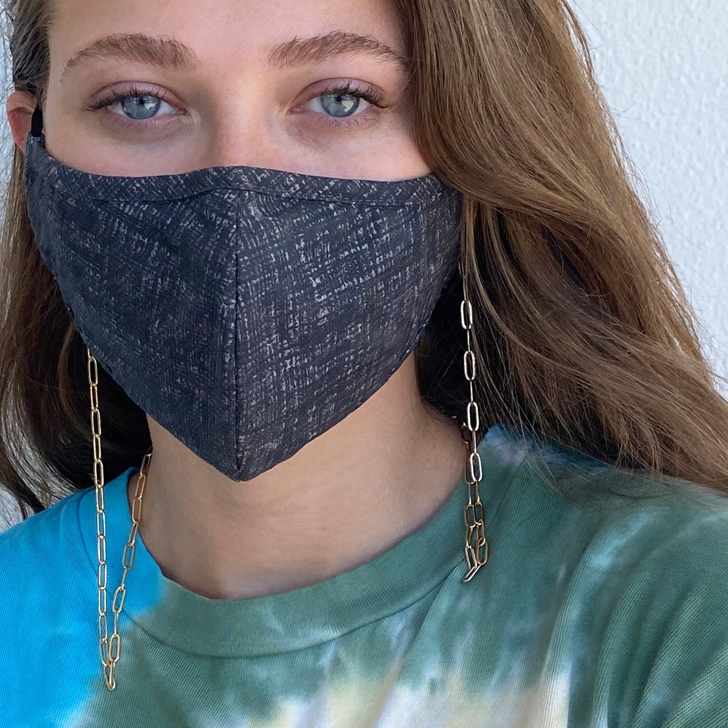 Paperclip Chain Mask and Glasses Holder