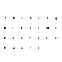 Gothic Initial Charm