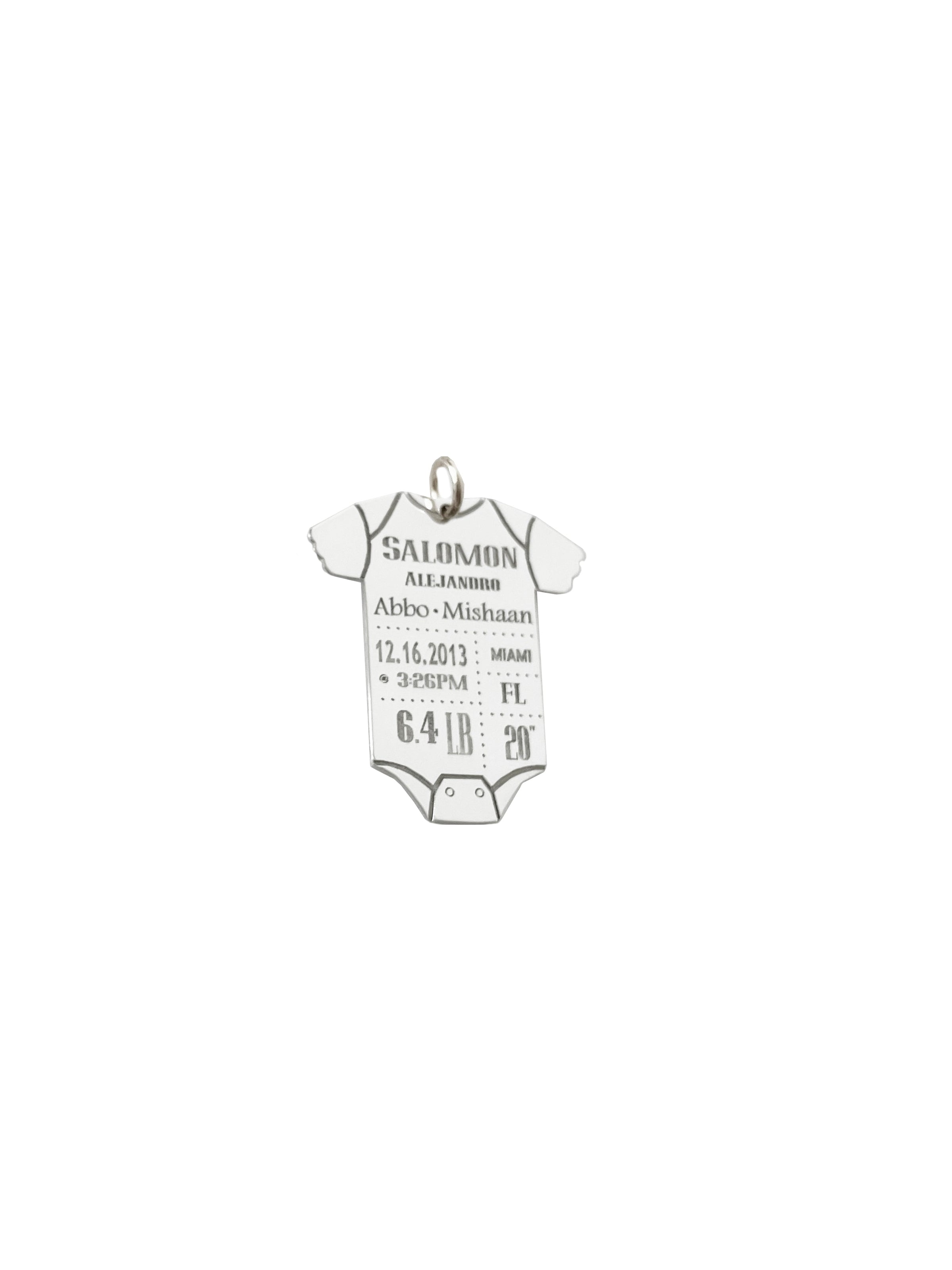 Custom Baby Onesie Charm