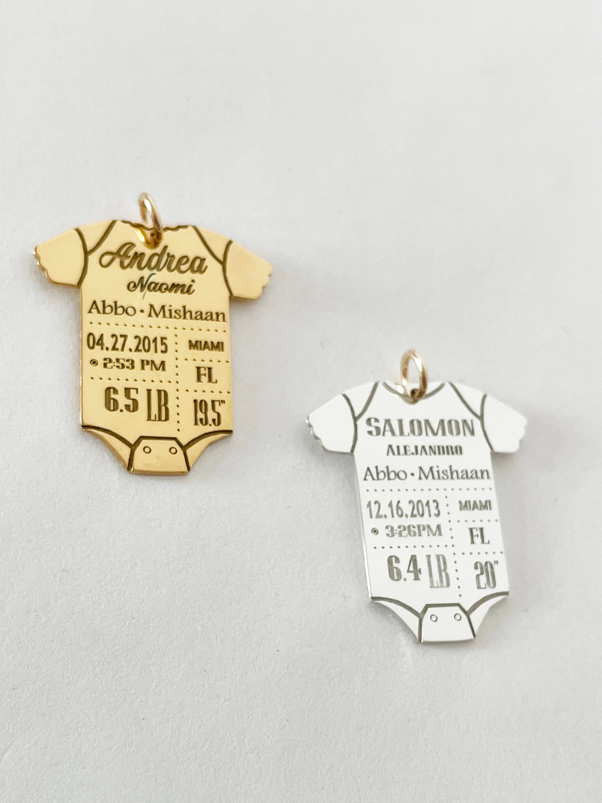 Custom Baby Onesie Charm