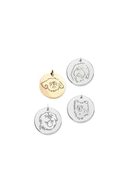 Custom Pet Portrait Charm