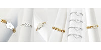 Anna Heart Personalized Chain Ring