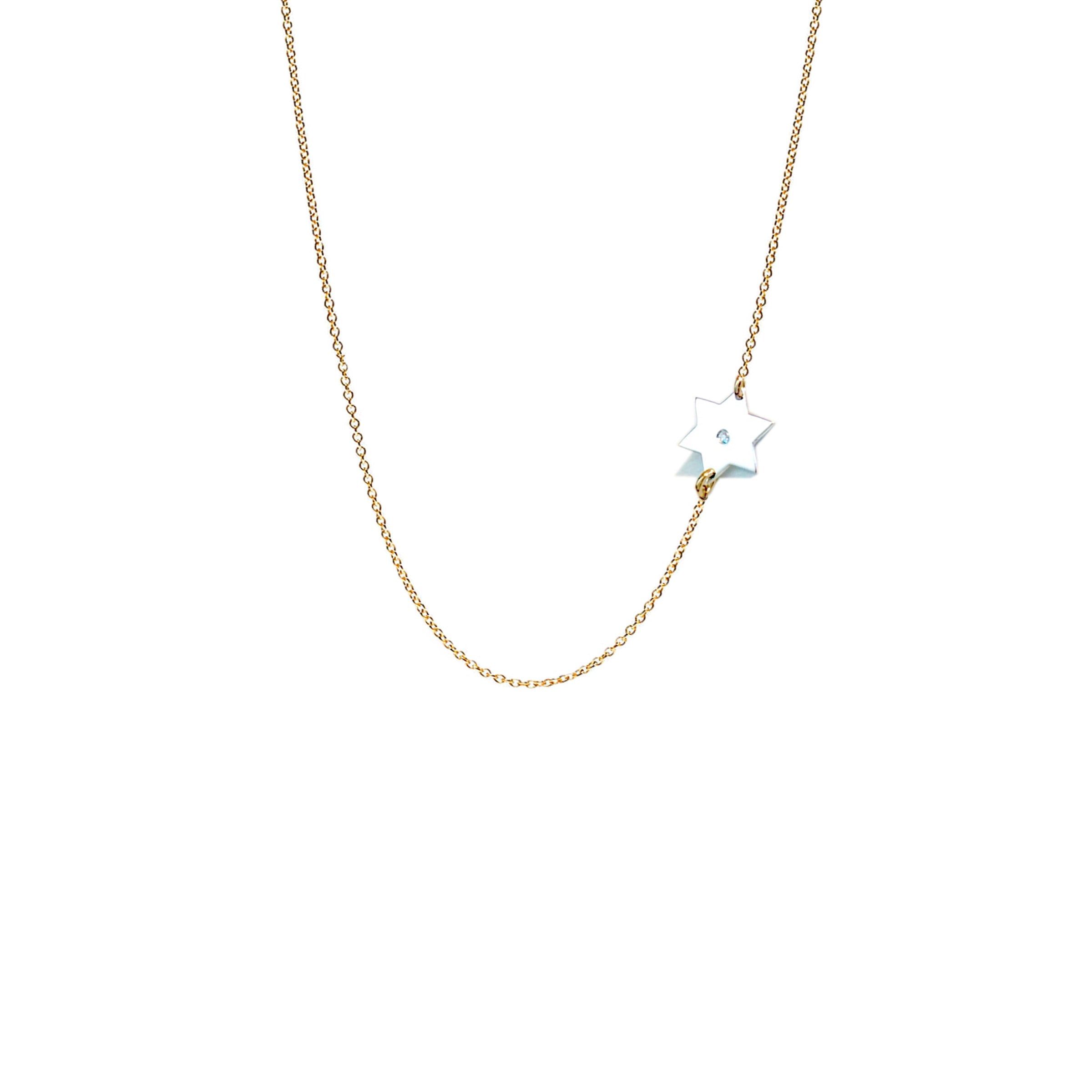Dani Classic Star of David Diamond Necklace