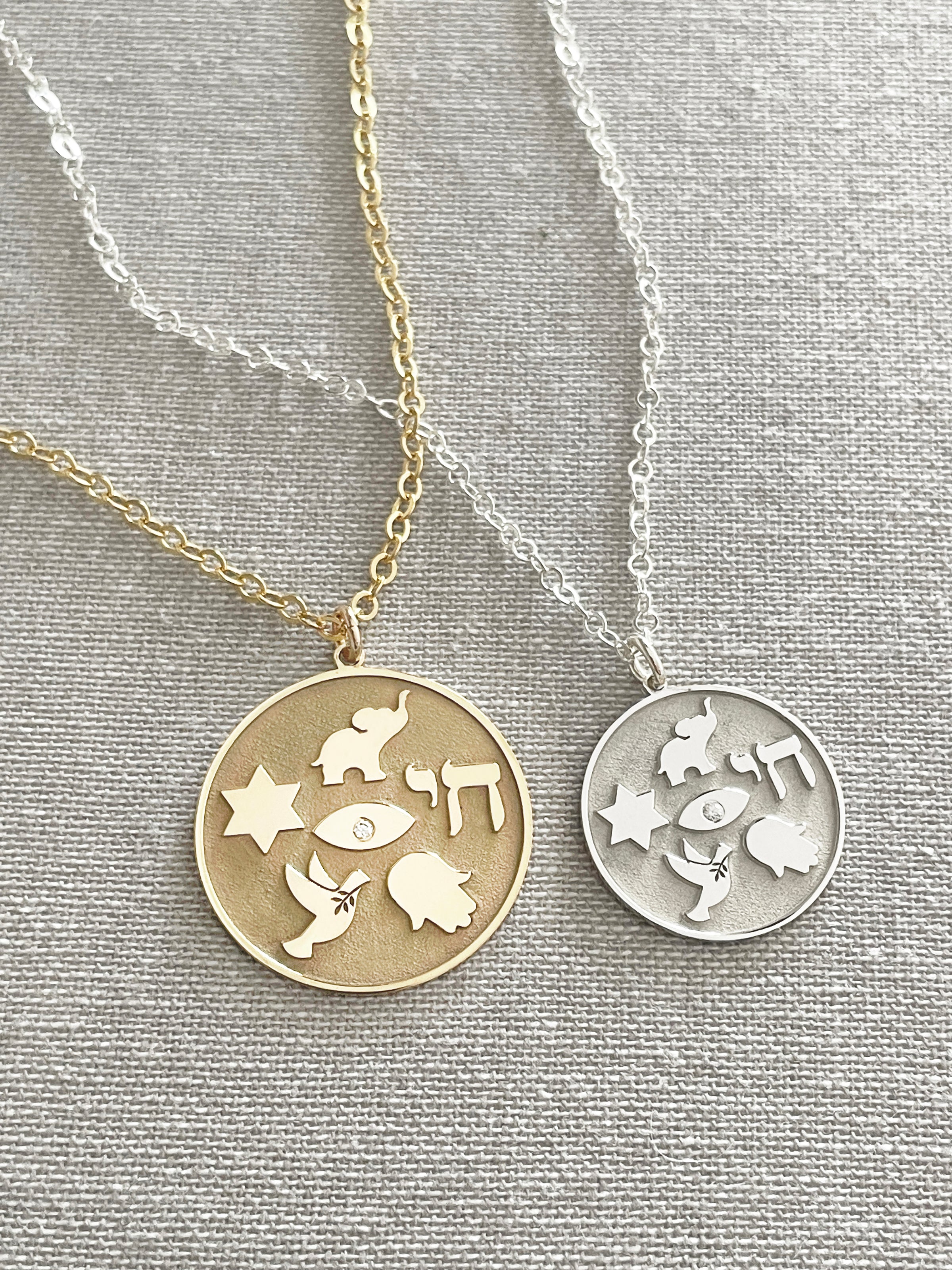 Avi Good Luck Symbols Necklace