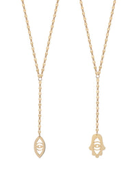 Joyce Evil Eye and Hamsa Lariat