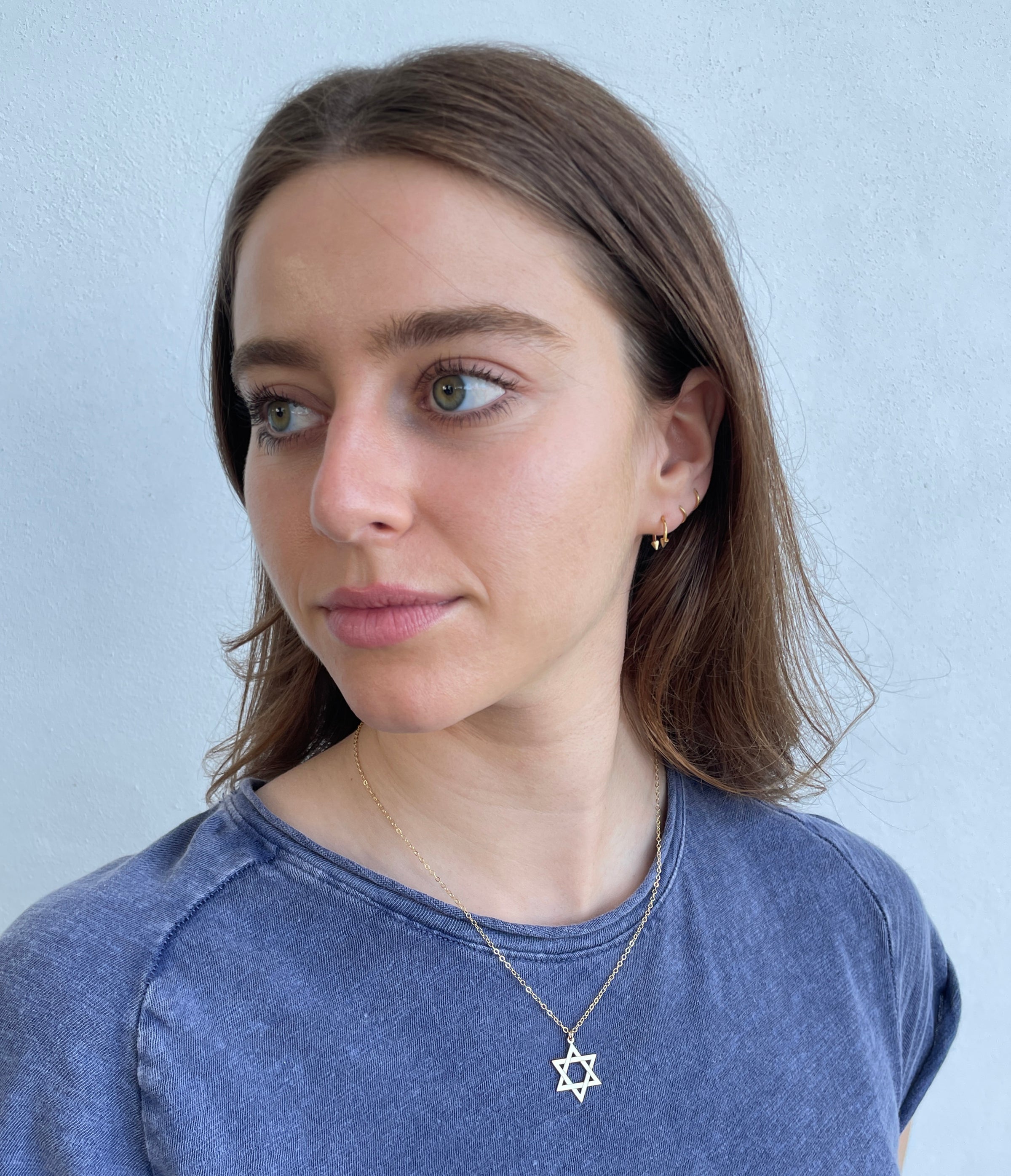 Jordan Star of David Necklace II