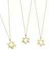 Or Movable Star of David Necklace I