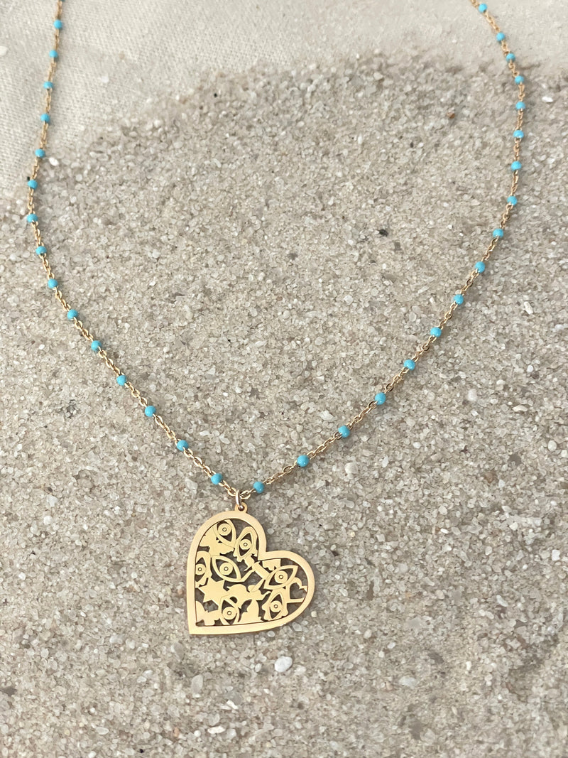 Mia Turquoise Good Luck Necklace I