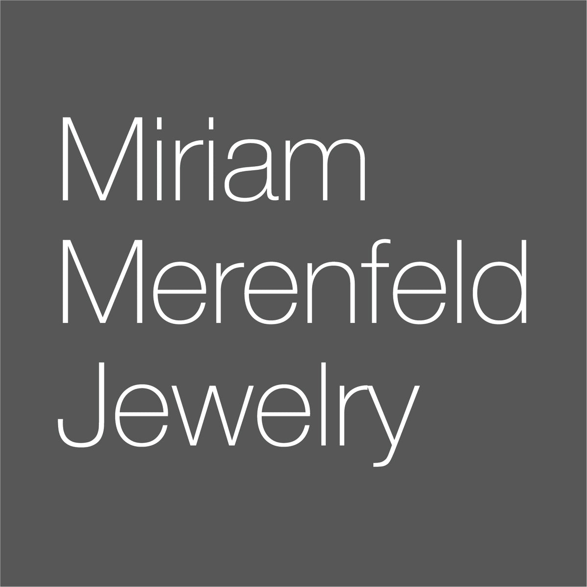 Miriam Merenfeld 3 Initial Rimmed Monogram Necklace