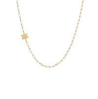 Dani Star of David Diamond Paperclip Necklace