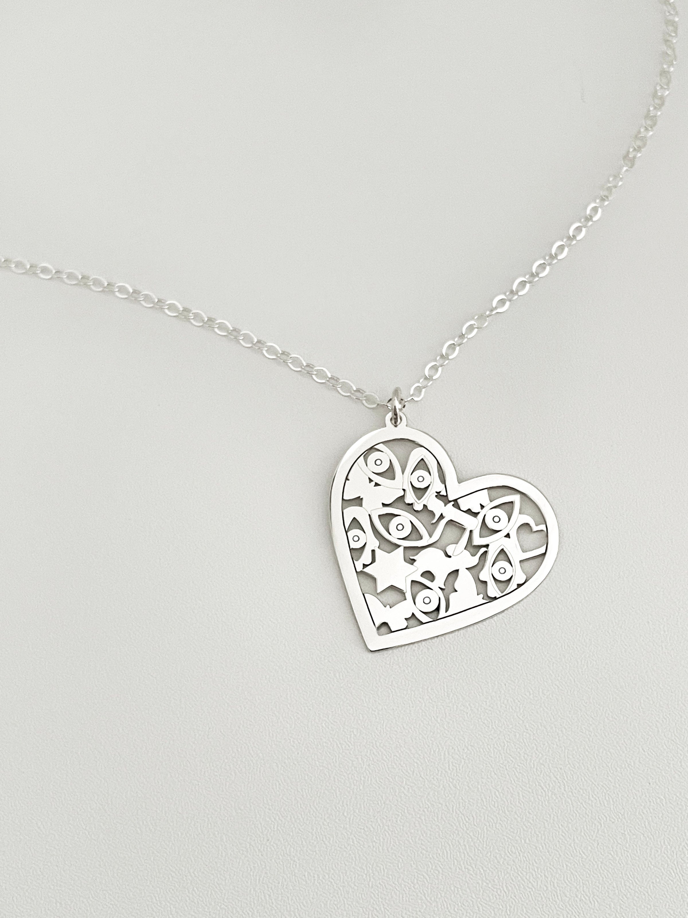 Mia Good Luck Heart Necklace