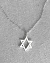 Or Movable Star of David Necklace I