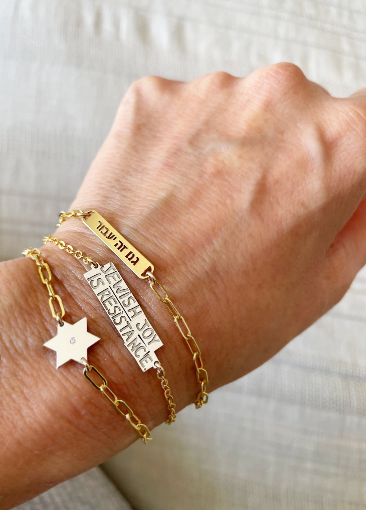 Jewish Joy is Resistance Bracelet