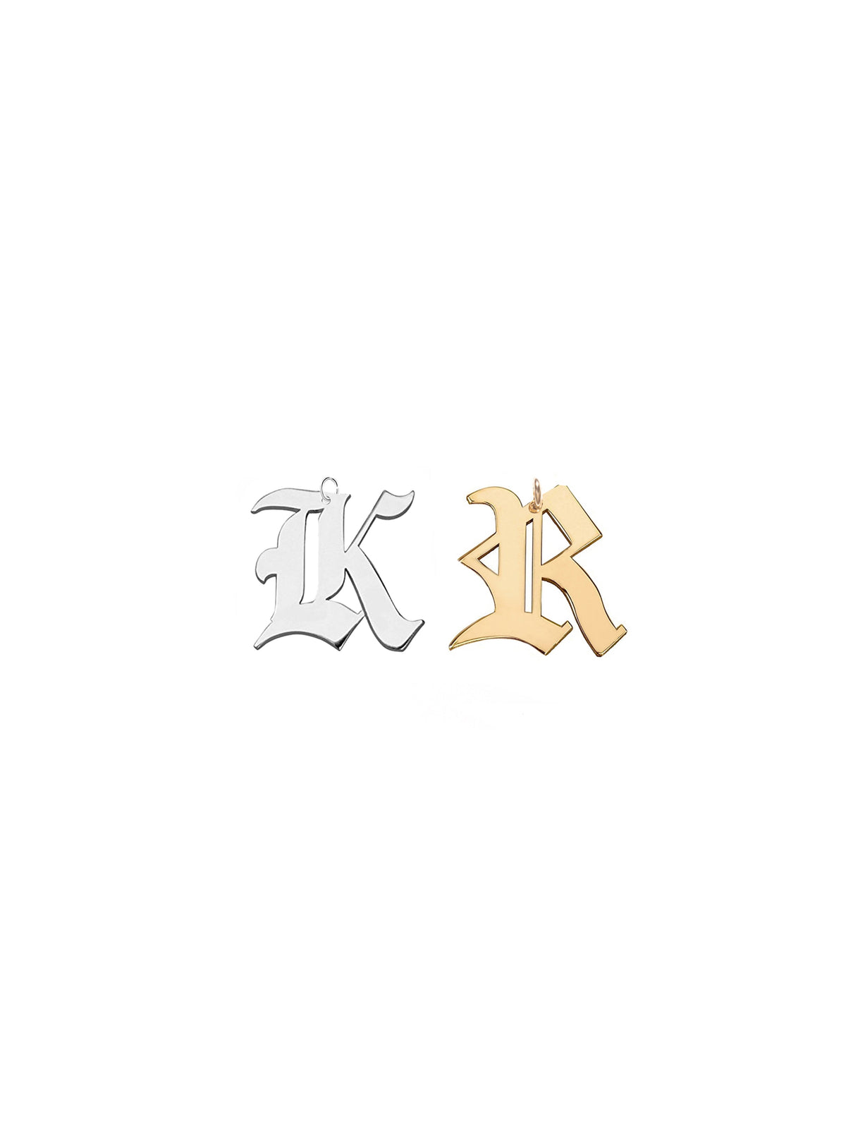 Old London Initial Charm