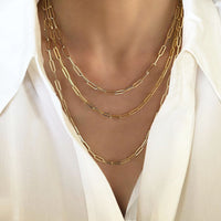 Elle Paperclip Large Link Chain