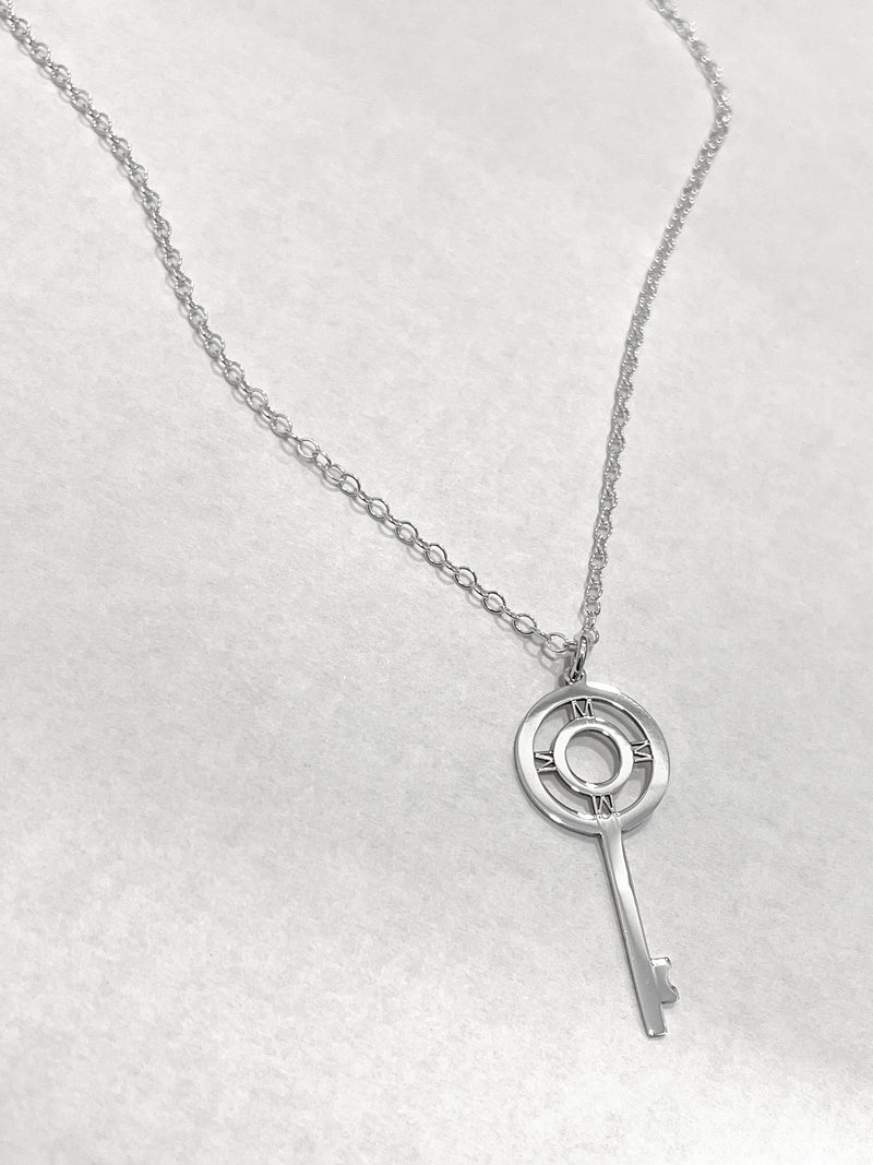 Atlas Initial Key Necklace