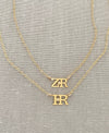 Liran Initials Diamond Necklace