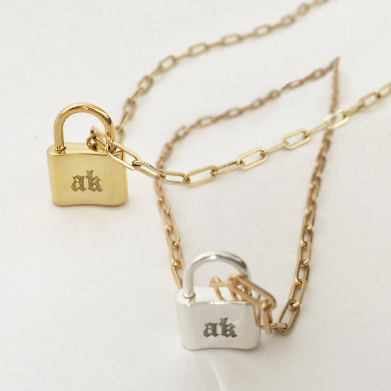 Lock Personalized Charm