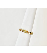 Milena Heart Personalized Cuban Chain Ring