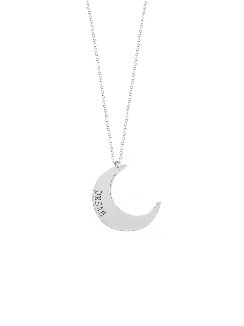Dream Crescent Moon Necklace