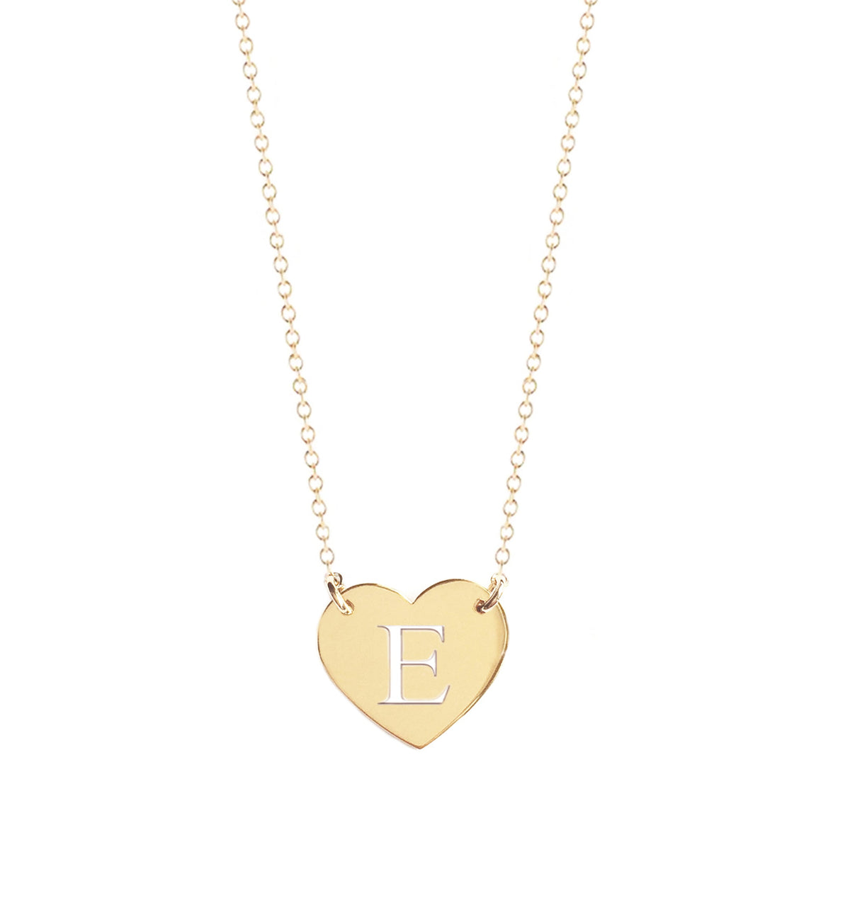 Venus Initial Heart Necklace