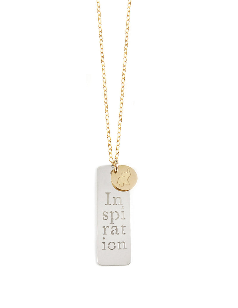 Inspiration Tag Necklace