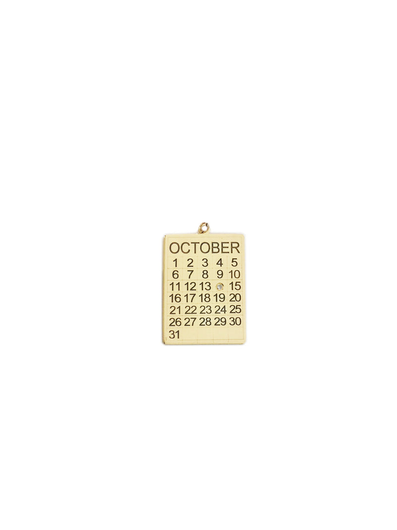 Diamond Calendar Charm