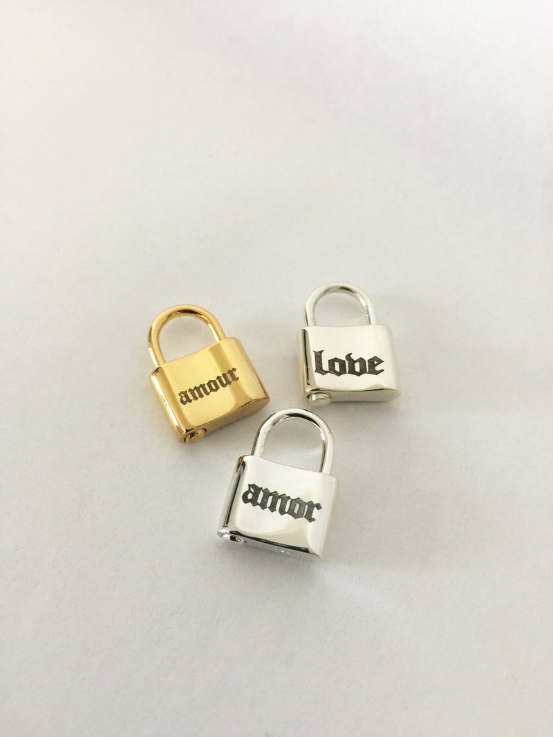 Lock Personalized Paperclip Necklace