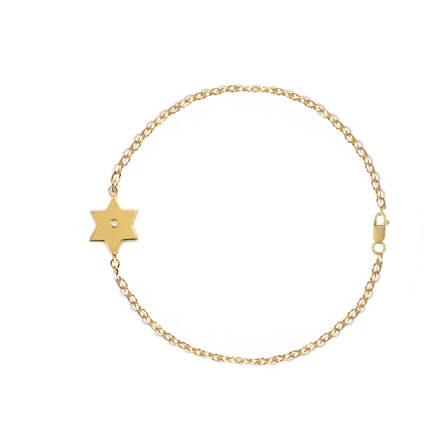 Dani Star of David Diamond Bracelet | Anklet